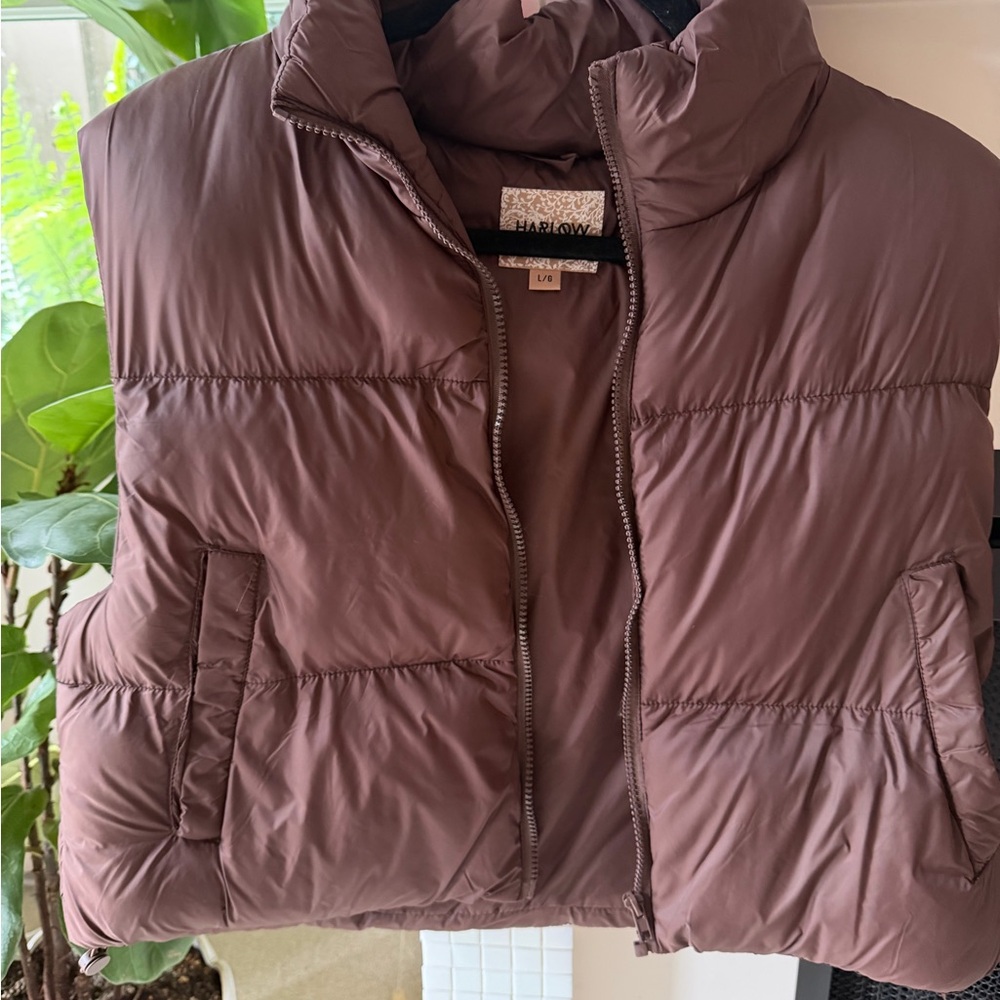 Brown Puffer Vest